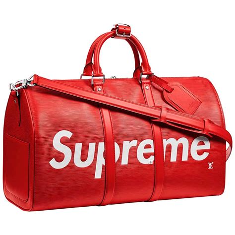 lv supreme duffle bag replica|supreme bandouliere holdall.